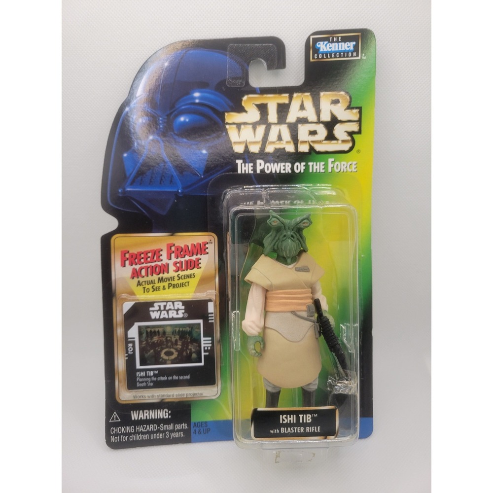 Star Wars Power of the Force Ishi Tib Action Figure Kenner 1997 Freeze Frame New